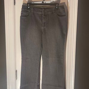 Chico's Platinum Size 1Short Grey Jeans